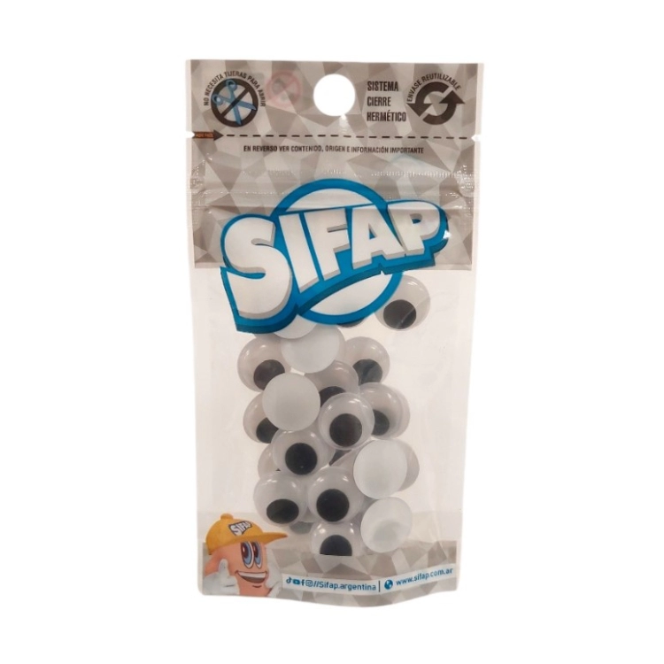 Set de Ojos Moviles Sifap Grandes 30 unidades Art.20218